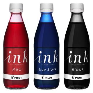 百乐 INK-350-R 钢笔墨水 红色 350ml 单瓶装