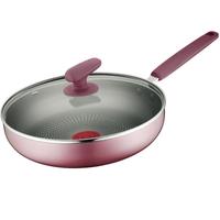 SUPOR 苏泊尔 EJ28HAP10 煎锅(28cm、不粘、有涂层、铝合金、豆沙红)