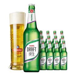 青岛啤酒 鲜活纯生啤酒 600ml*12瓶