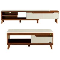 QuanU 全友 120722B 简约现代茶几 橡木色