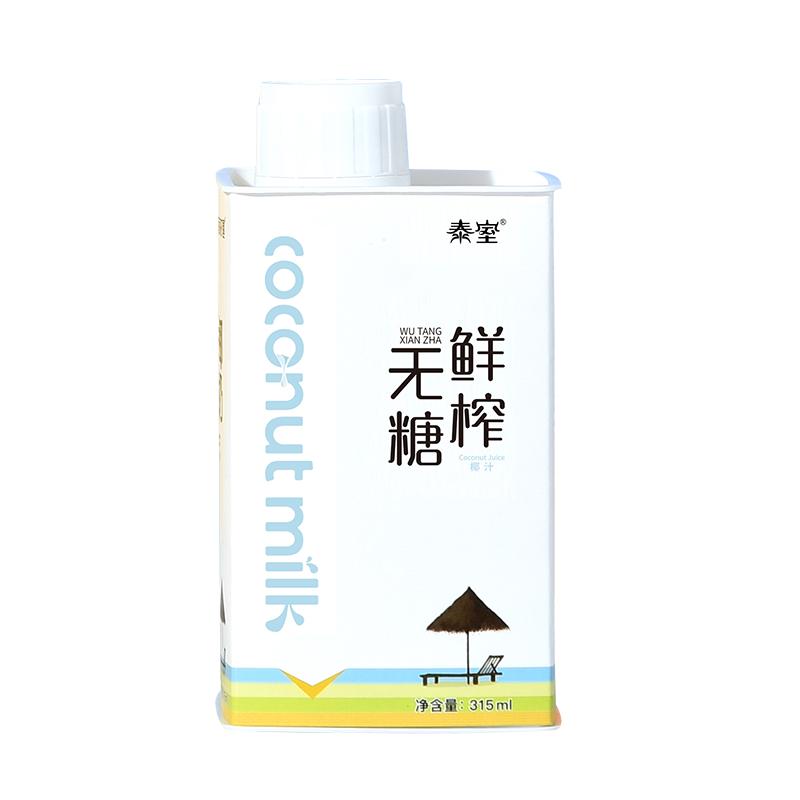 泰室 鲜榨无糖椰汁 315ml*5瓶