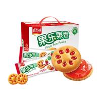 嘉士利 果乐果香 夹心饼干 草莓味 680g