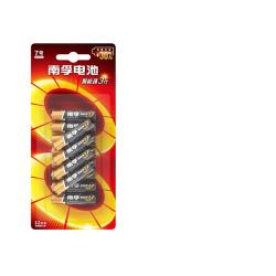 南孚 7号电池12粒 七号碱性 聚能环5代 适用耳温枪/血糖仪/无线鼠标/遥控器/血压计/挂钟/血氧仪等