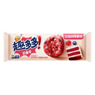 趣多多 软式小点 曲奇饼干 红丝绒莓果味 80g