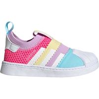 adidas阿迪达斯三叶草SUPERSTAR 360 2.0男女婴童贝壳头学步鞋 GY9197 白/粉/浅紫/蓝/浅黄 26.5