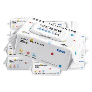 88VIP：优全生活 湿厕纸 80片*5包