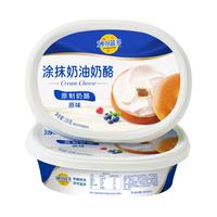 妙可蓝多 涂抹奶油芝士原味150g 冷藏即食 早餐 烘焙奶油奶酪 一抹即享