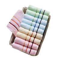 GRACE 洁丽雅 6443 毛巾 10条 33*74cm 105g 红+兰+绿+黄