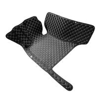 车丽友 车用脚垫 单层 皮革 大包围 黑色红线