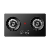 科厨好太太 燃气灶煤气灶双灶具大火力嵌入式聚能猛火节能 防爆玻璃+聚能防烫+5.0KW天然气