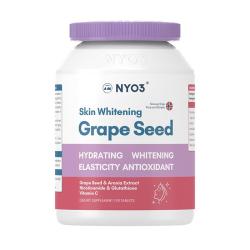 NYO3 诺威佳 95%高纯焕白葡萄籽胶囊90粒 原花青素烟酰胺谷胱甘肽维生素C 抗糖丸美白抗氧化胶原
