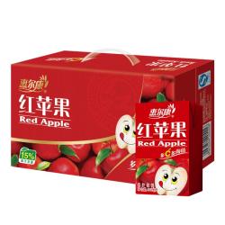 惠尔康 苹果汁饮料饮品248ml*24盒整箱礼盒装中秋送礼