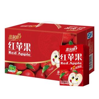 惠尔康 苹果汁饮料 248ml*24盒 果汁礼盒装