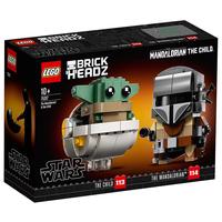 LEGO 乐高 BrickHeadz方头仔系列 75317 曼达洛人与尤达宝宝