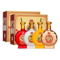 WULIANGYE 五粮液 百鸟朝凤 吉祥如意 52%vol 浓香型白酒 500ml*4瓶 礼盒装