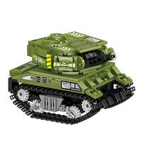 ZHEGAO 哲高 钢铁雄狮系列 QL0183 冲锋号履带坦克