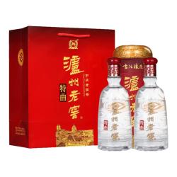 泸州老窖 特曲古法酿造52度 浓香型白酒 婚宴喜酒 官方授权正品保证 52度 500mL 2瓶 送礼袋