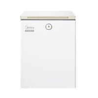 美的（Midea）100升时光Pro冰柜-40℃锁鲜减霜玻璃节能家用囤货冷藏柜电子控温母乳小型冷柜BD/BC-100KGEMT(E)