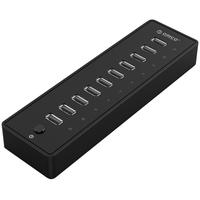 ORICO 奥睿科 P10-U3 USB3.0集线器 一分十 1m 黑色