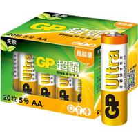 GP 超霸 5号碱性电池 1.5V 20粒装 GPPCA15AU232