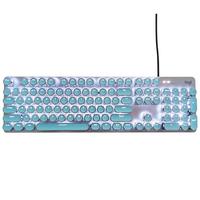 logitech 罗技 K845 104键 有线机械键盘 蓝色 国产茶轴 单光