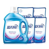 Bluemoon 蓝月亮 深层洁净洗衣液 3kg*2瓶+500g*4袋 薰衣草
