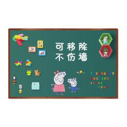 飞博士 墨绿色60*90cm磁性黑板墙贴可移除儿童画板创意涂鸦墙环保可擦写无尘黑板磁吸家用学生磁力小黑板