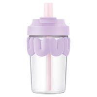LOCK&LOCK 乐扣乐扣 昆虫系列 LLG652BLK 玻璃杯 390ml 黑色