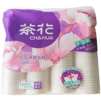 茶花 一次性纸杯 225ML中号1包