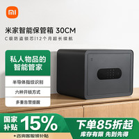 米家 MIJIA 小米米家 MIJIA智能保管箱30CM 指纹密码6种解锁方式办公家用保管柜保密箱