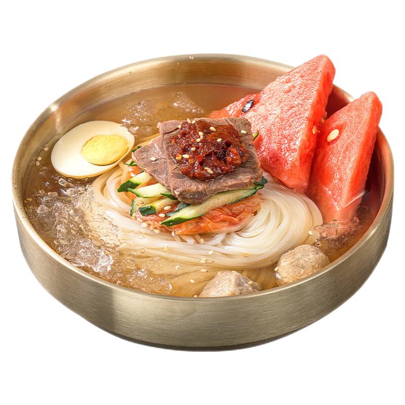 崔奶奶荞麦冷面 东北特色延边朝鲜族风味延吉夏天大冷面 袋装含料包 【实惠】小麦冷面252g*3袋