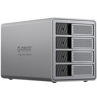 奥睿科(ORICO)磁盘阵列硬盘柜硬盘盒3.5英寸多盘位SATA机械硬盘外置外接移动存储全铝硬盘笼9848RU3