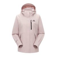 PELLIOT 伯希和 山野 女子三合一冲锋衣 12340106 杏仁粉 L