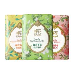 蜂花 香皂沐浴男士持久留香香体檀香皂洗发皂洗澡洗脸女士125g*3