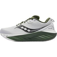 Saucony索康尼彭于晏同款胜利22跑步鞋男缓震舒适慢跑鞋白绿42