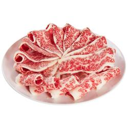 真牛馆澳洲谷饲和牛原切MB45肥牛片200g 牛肉生鲜 雪花肥牛烧烤火锅食材