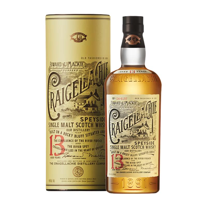 Craigellache克莱嘉赫17年斯贝塞单一麦芽苏格兰威士忌进口洋酒