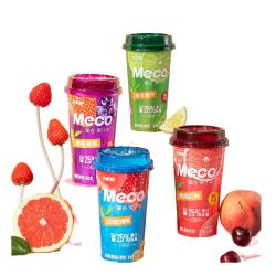 XIANG PIAOA 香飘飘 Meco如鲜杯装果汁茶 桃桃红柚口味 400ml*8杯 0脂饮料礼盒装
