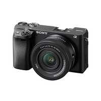 索尼 SONY ILCE-6400 APS-C画幅标准套装SELP1650二代镜头A6400K
