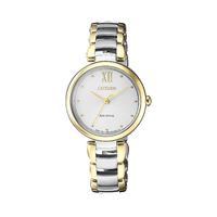 CITIZEN 西铁城 L花语风吟系列 28.8毫米光动能腕表 EM0534-80A