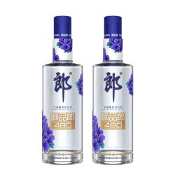 顺品郎 郎酒顺品郎红顺480ml*2/4瓶浓酱兼香型白酒45度纯粮酿造饮光瓶酒