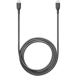 公牛 60W MAX 快充数据线  卵石灰 Type-C Type-C TPE 3A