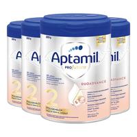 Aptamil 爱他美 德国白金版德爱白金pre新生婴幼儿奶粉全段 4罐装 德爱2段4罐 800g