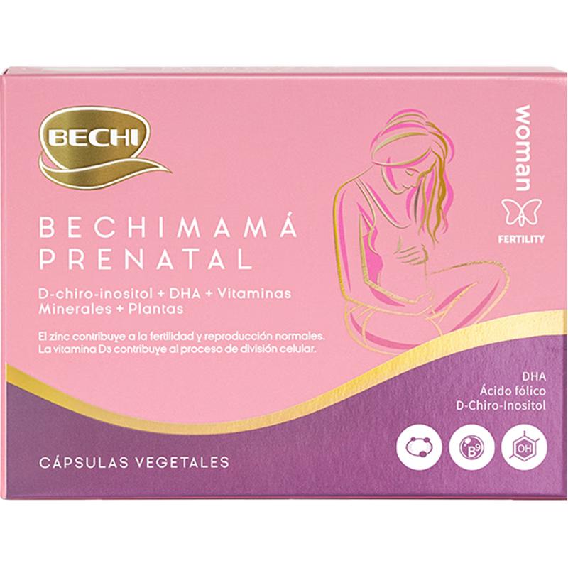 BECHI 女士贝孕佳女性备孕期叶酸多囊卵巢DHA复合维生素矿物质23种营养优选DNA黄金营养素