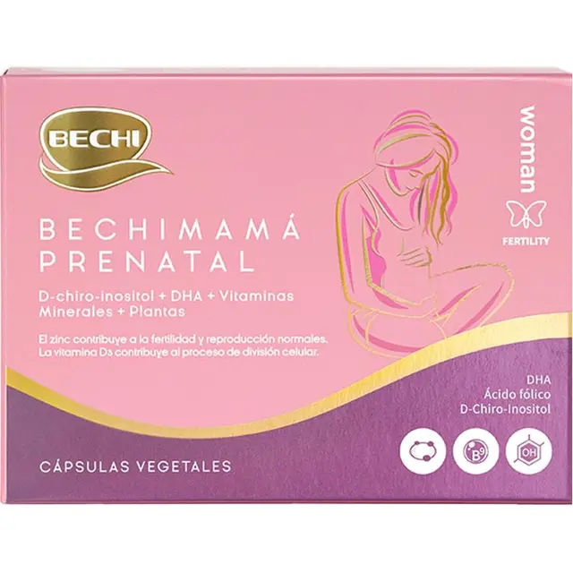 BECHI 女士贝孕佳女性备孕期叶酸多囊卵巢DHA复合维生素矿物质23种营养优选DNA黄金营养素