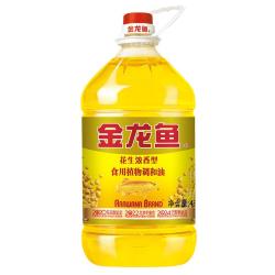 金龙鱼 花生浓香型 食用植物调和油 4L