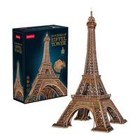 乐立方埃菲尔铁塔巴黎大型居家摆件模型拼装3D立体拼图玩具 巴黎埃菲尔铁塔 匠心版
