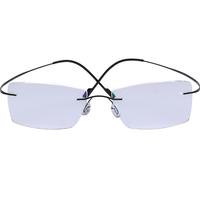 目匠 1042 睿智枪纯钛眼镜框+1.61折射率 防蓝光镜片