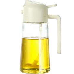 BAIJIE 油壶 倒油喷油一体白色一键开关470ml
