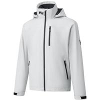 HELLY HANSEN, HH海丽汉森hh24秋新经典款CREW男款休闲户外运动梭织抓绒外套软壳 浅灰色 M